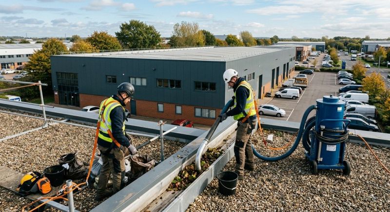 Commercial Gutter Cleaning in Roseville, CA